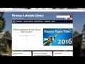 Searching For an Item at Pinetop-Lakeside Public Library instructions