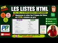 HTML Lists Explained Simply Beginner Tutorial