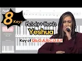 Yeshua - Jesus Image Key of Gb G A B C D E F Piano cover Worship Piano Tutorials