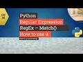 Python tutorial - Python Regular Expression Regex