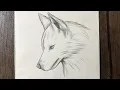 how to draw a wolf easy pencil drawing idea for beginners step by step animal sketch draw wolf