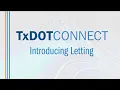 TxDOTCONNECT Introducing Letting