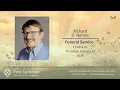 Richard D Nemec Funeral Service - Thursday January 22 2026