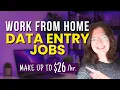 HIDDEN Work From Home DATA ENTRY Jobs Now Hiring in 2026