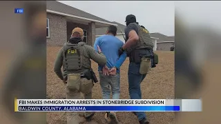 UPDATE 5 people arrested more to come as FBI cracks down on immigration violations in Baldwin Coun