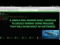 A SIMPLE PERL REVERSE SHELL COMPILED TO FORMAT USING perl2exe THAT WILL EVADE MOST AVs