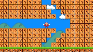 Mario Must Collect 999 Item Blocks to Win in Super Mario Bros.!