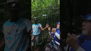 Zip lining at the 27 Waterfalls #barefoottravels #27waterfalls #zipline