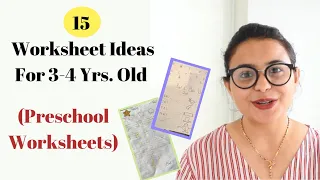 15 DIY Daily Practice Worksheets for 3 4 Year Old Toddler LKG Nursery Preschool Kids