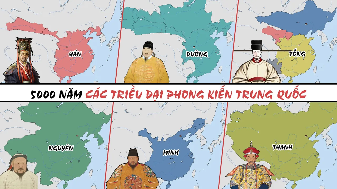 Tóm tắt: Các triều đại phong kiến Trung Quốc (chi tiết & đầy đủ) | Tóm Tắt Lịch Sử