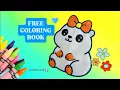 Coloring Book for Kids - Humster How to Color Cute Animals