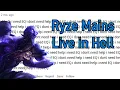Ryze Players an Update