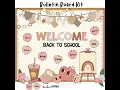 Boho Rainbow Bulletin Board Kit Back to School Decor