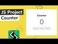 JavaScript Project Counter