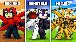 MINECRAFT... Mas TEMOS RAÇAS de SIMBIONTES!! ‹ DONAT3LO ›
