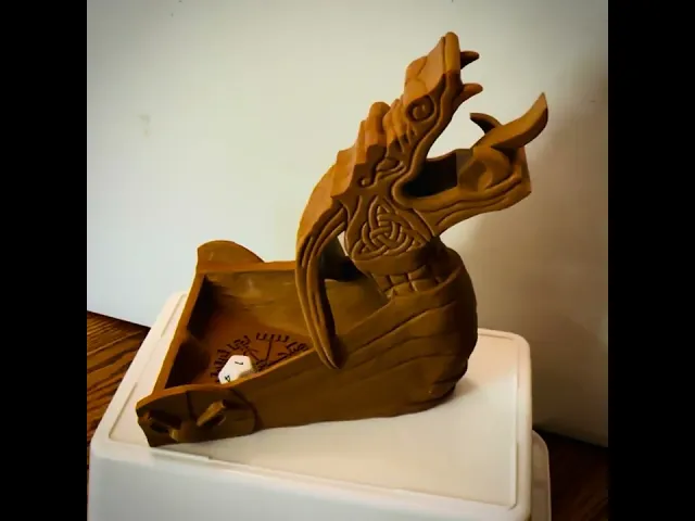 Viking Longship Dice Tower video thumbnail