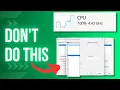 CPU Usage Super High Or At 100 Even When Barely Anything Is Running 16 Proven Fixes