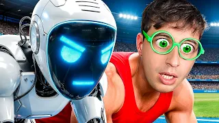 Hombre Más Rápido del Mundo vs. Robot 🤖😱!! (Reacción a MrBeast)