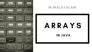 6 Arrays in Java - Part 1