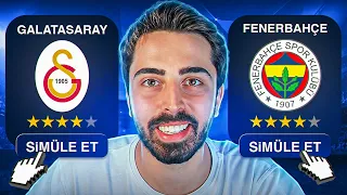 FENERBAHÇE ve GALATASARAY ŞAMPİYONLAR LİGİ SİMÜLASYONU // FC 26 KARİYER MODU