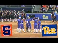 Syracuse vs Pittsburgh Women s College Softball Highlights Full Game 2026