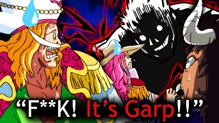garp is a demon yonko breaking true power revealed on god valley one piece chapter 1161