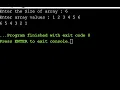 Reversing Array Elements C programming Interview Questions