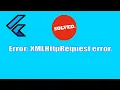 SOLVED Error XMLHttpRequest Error in Flutter web is a CORS error