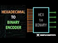 Hexadecimal to Binary Encoder Circuit with Truth Table Circuit Diagram