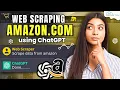 Web Scrape Amazon Data using ChatGPT Python Step by Step Guide