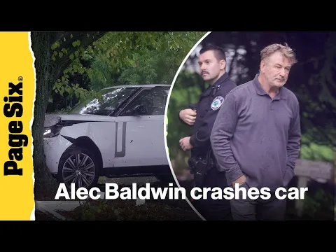 Alec Baldwin Crashes Car Into Tree In The Hamptons