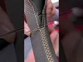 Hand sewing steering wheel cover 🪡#enjoy #diy #caraccessory #automobile #interior #tutorial