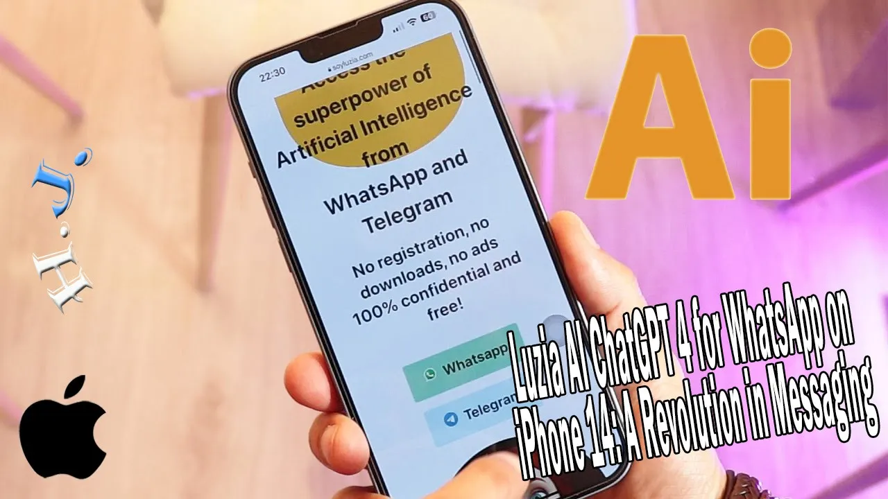 LuziA Ai ChatGPT 4 for WhatsApp on iPhone 14: A Revolution in Messaging