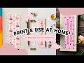 Cute Printable Bookmarks Bundle 10 Aesthetic Designs Instant Download PDF PNG