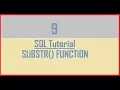 Tutorial 9 SQL SUBSTR Function