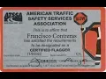 American Traffic Safety Services Association CERTIFICATE ATSSA