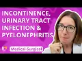 Incontinence Urinary Tract Infection Pyelonephritis - Medical-Surgical
