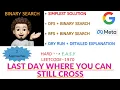 Last Day Where You Can Still Cross BFS DFS Binary Search Leetcode 1970 codestorywithMIK