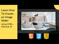 How to Create Image Slider in HTML CSS JS - Step by Step JavaScript Projects
