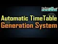 Automatic Time Table Generation System Java Mini Projects CSE Minor Projects