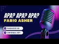 🎤 FABIO ASHER - APA? APA? APA? | Karaoke Original Key