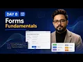 HTML Forms Tutorial for Beginners 2026 Day 8 Form Tag Input Fields Labels Buttons