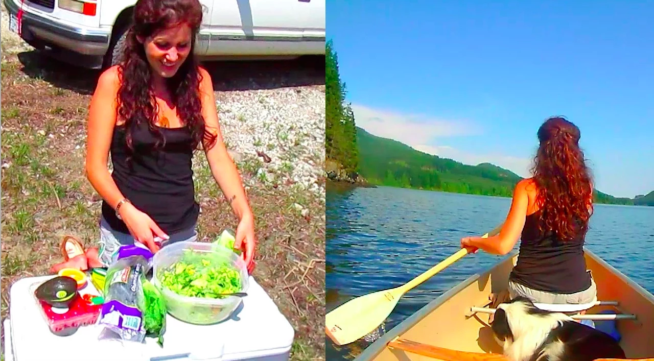 Raw Canoe & Camping Trip + What I Ate + Ryan