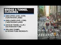 Weekend closures will affect GWB Lincoln Tunnel Holland Tunnel