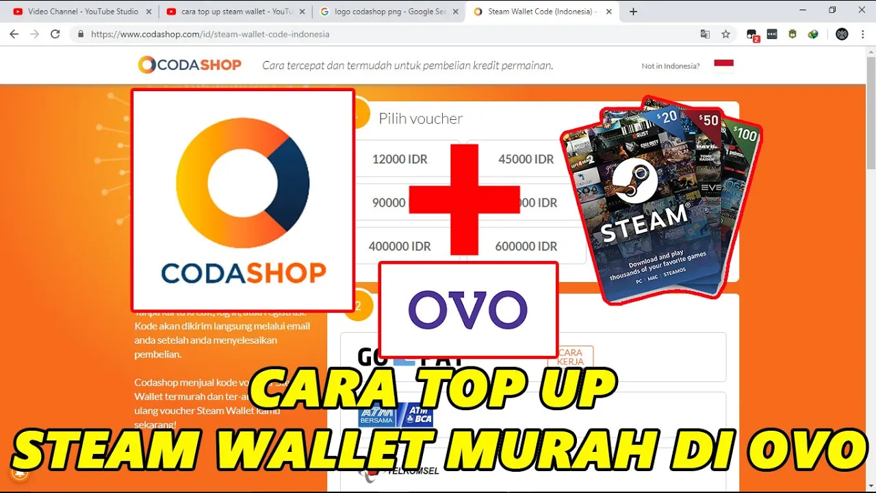 Rekomendasi Tempat Beli Voucher Game Termurah!(Steam Wallet,PSN,PS+,etc)