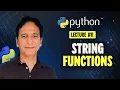 Python - Lecture 11