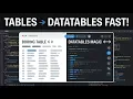DataTables Tutorial 2025 HTML Tables to Interactive DataTables CDN vs Local