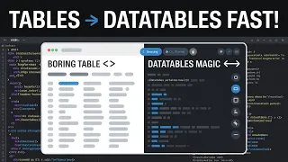 DataTables Tutorial 2025 HTML Tables to Interactive DataTables CDN vs Local