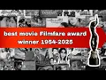 Lagu Best movie Filmfare award winner 1954-2025 | movie evolution 1954-2025 | 70 years #bollywood journey
