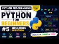 Python Tutorial for Beginners Operators in Python